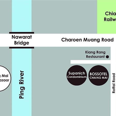 치앙마이 Supanich Railway Station 아파트 호텔 외부 사진